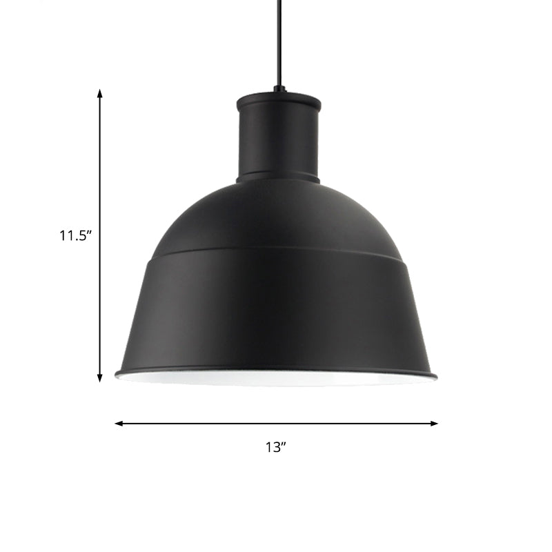 Contemporary Aluminum Pendant Light With Bowl Shade - Ideal For Meeting Rooms