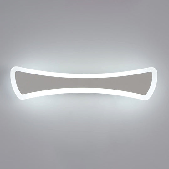 Ultra-Thin Led Silver Vanity Lamp: Modern Acrylic Wall Sconce Lighting For Bathrooms
