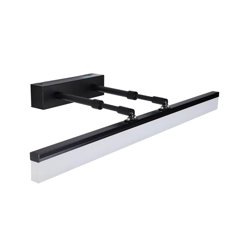 Modern Acrylic Led Bar Light In Warm/White - 23.5/27.5 Straight Wall Mount