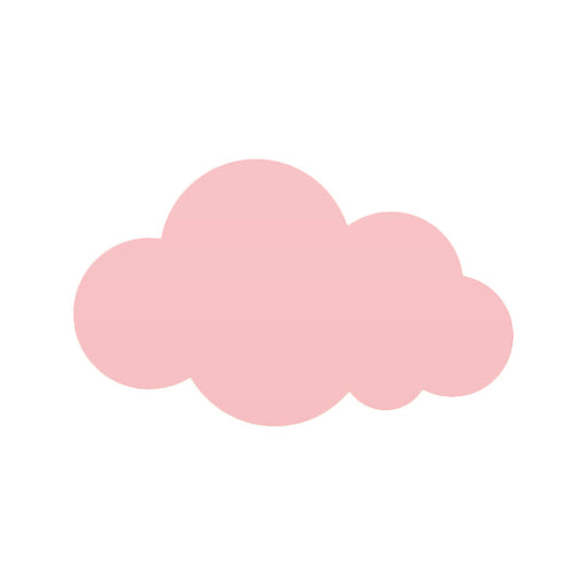 Colorful Cartoon Led Cloud Wall Sconce With Metallic Shade - Pink Yellow Blue