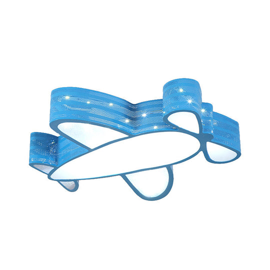 Cartoon Style Propeller Plane Ceiling Light For Kid’s Bedroom