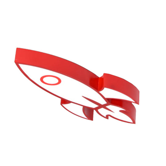 Contemporary Space Themed Ceiling Light For Child’s Bedroom - Acrylic Mount