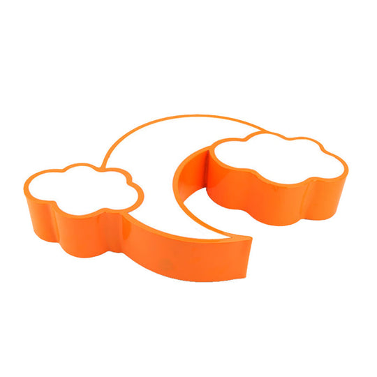 Acrylic Cloud And Moon Nursery Ceiling Light Fixture For Kindergarten Nursing Room