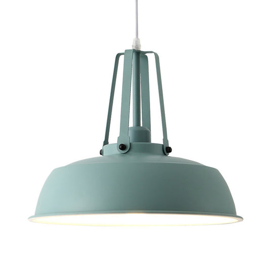 Kit de suspension Drum - Métal minimaliste 1 lampe - Disponible en diamètre 14"/18" - Lampe suspendue noire/blanche/grise