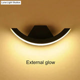 18W Led Outdoor Waterproof Walkway Front Door Garden Porch Wall Light Modern Indoor Corridor