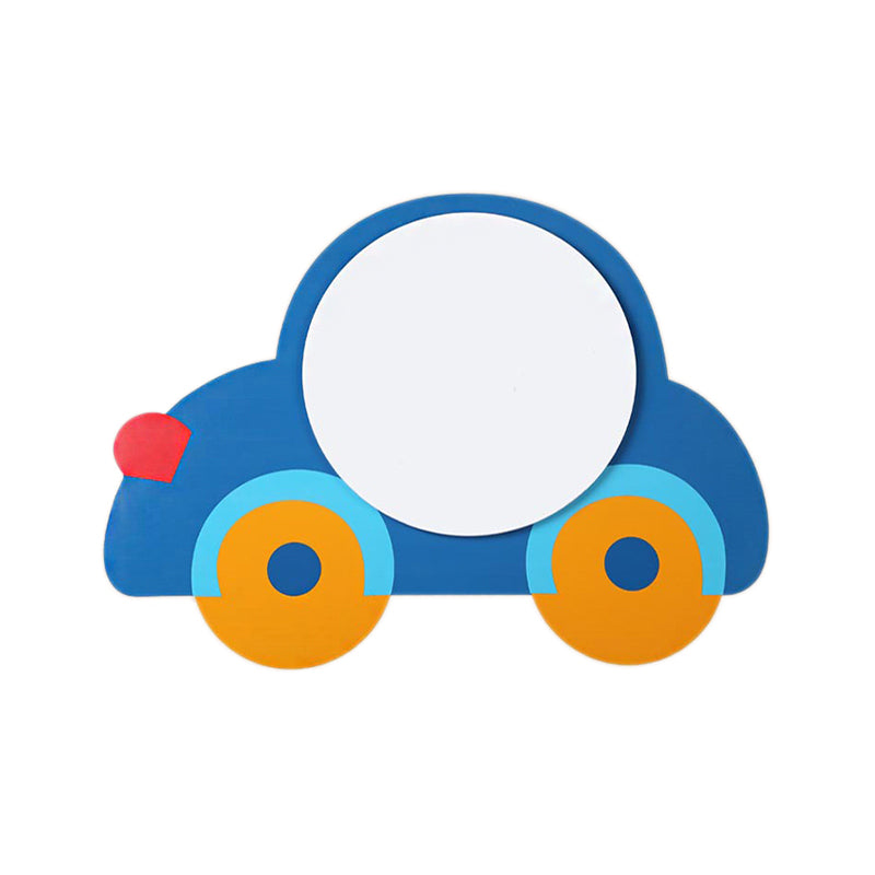 Childrens Led Ceiling Mount Light With Wooden Cartoon Pattern - Ideal For Kindergarten