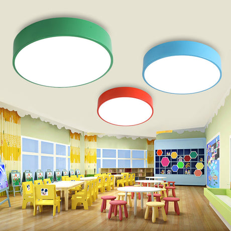Modern Acrylic Flushmount Ceiling Lamp For Corridor Dining Table In Candy Colors