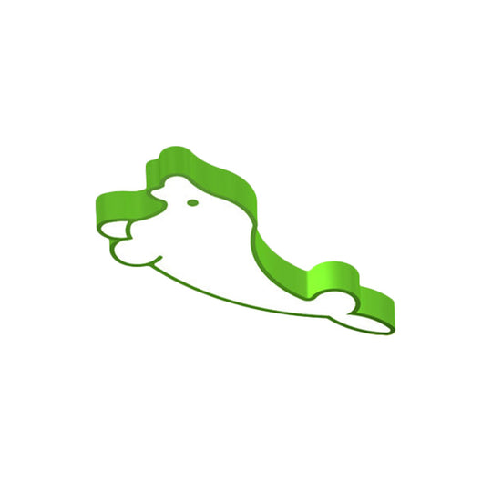 Led Cartoon Seal Ceiling Light With Colorful Acrylic Shade - Flush Mount Fixture