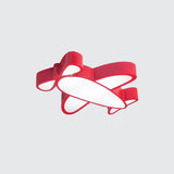 Kids Led Flush Light Fixture With Battle-Plane Design - Acrylic Shade In Red/Yellow/Blue Warm/White