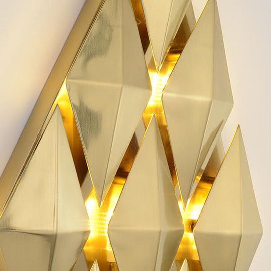 7 & 11 Rhombus Metal Sconce Light - Colonial Style Wall Mounted Fixture