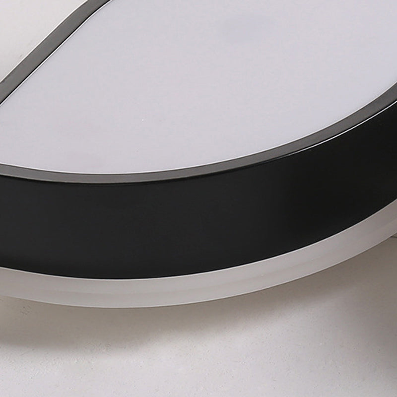 White Led Ceiling Light - Simple Style 4 - Petal Acrylic Mount For Dining Room