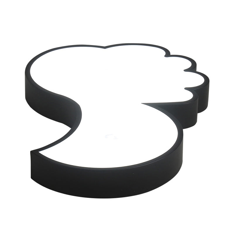 Cute Thumbs-Up Led Ceiling Lamp For Energy-Saving Study Room Lighting