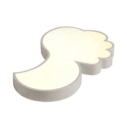 Cute Thumbs-Up Led Ceiling Lamp For Energy-Saving Study Room Lighting