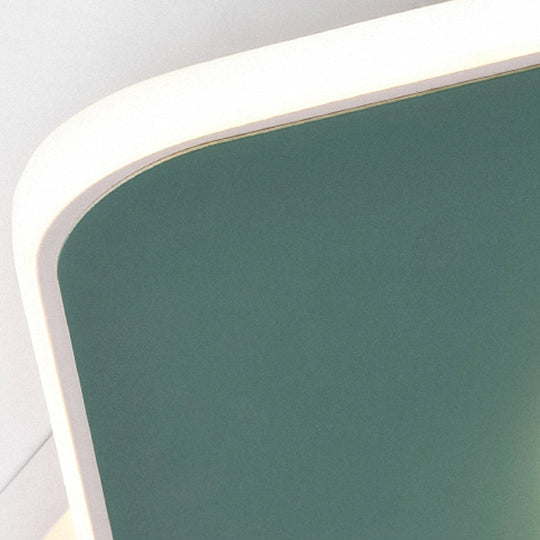 Modern Geometric Flush Nordic Metal & Acrylic Integrated Led Ceiling Light