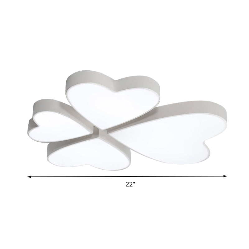 Modern Led Acrylic Flush Mount Ceiling Light For Living Room - Contemporary Lighting