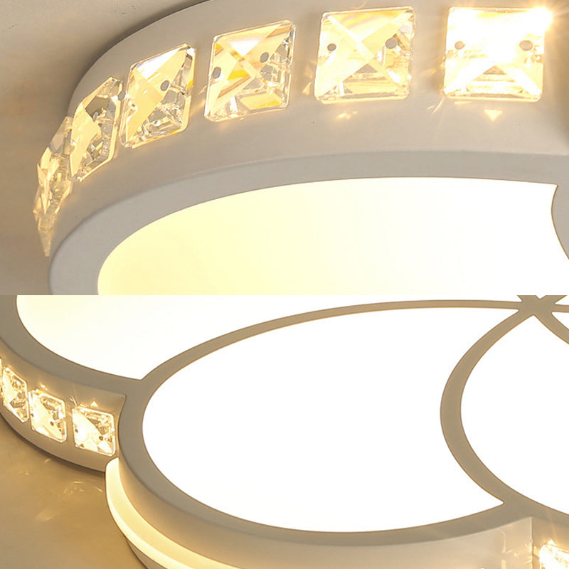 Blossom Flush Mount Ceiling Light Fixture For Living Room - Elegant Acrylic Art Deco Design