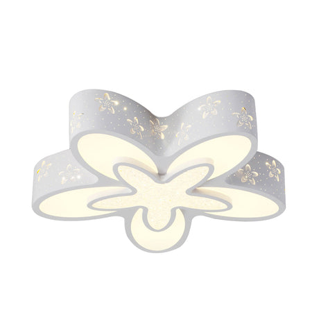 Starfish Shaped Kindergarten Ceiling Light - Acrylic Flush Mount Cartoon Fixture