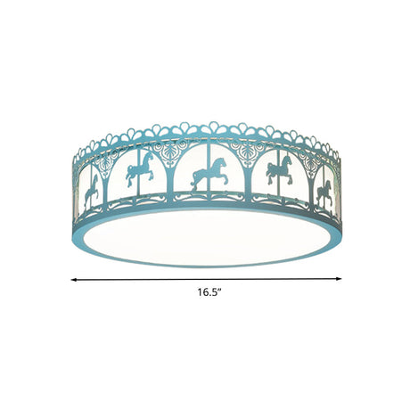 Modern Acrylic Flush Mount Ceiling Light: Perfect For Kid’s Bedroom