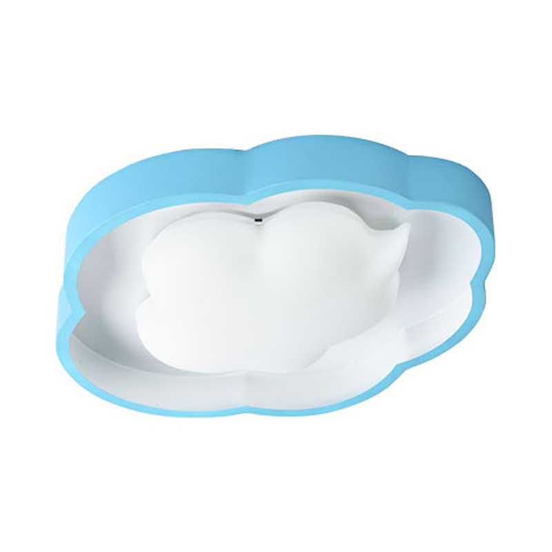 Modern Led Ceiling Fixture For Cloud-Inspired Childrens Bedroom