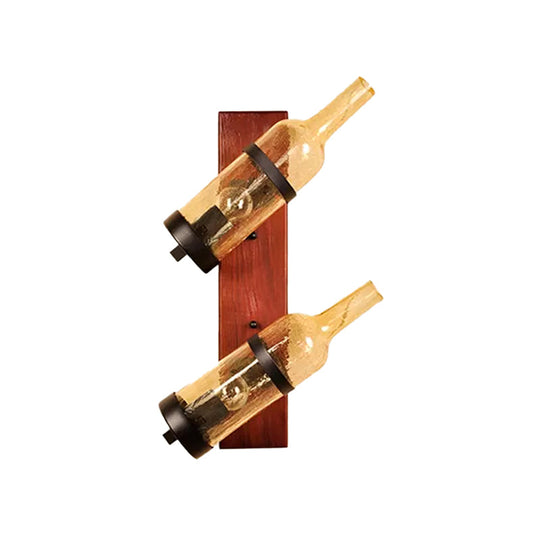 Modern Frosted White/Yellow Crackle Glass Wall Lamp For Bedroom Bathroom Or Warehouse