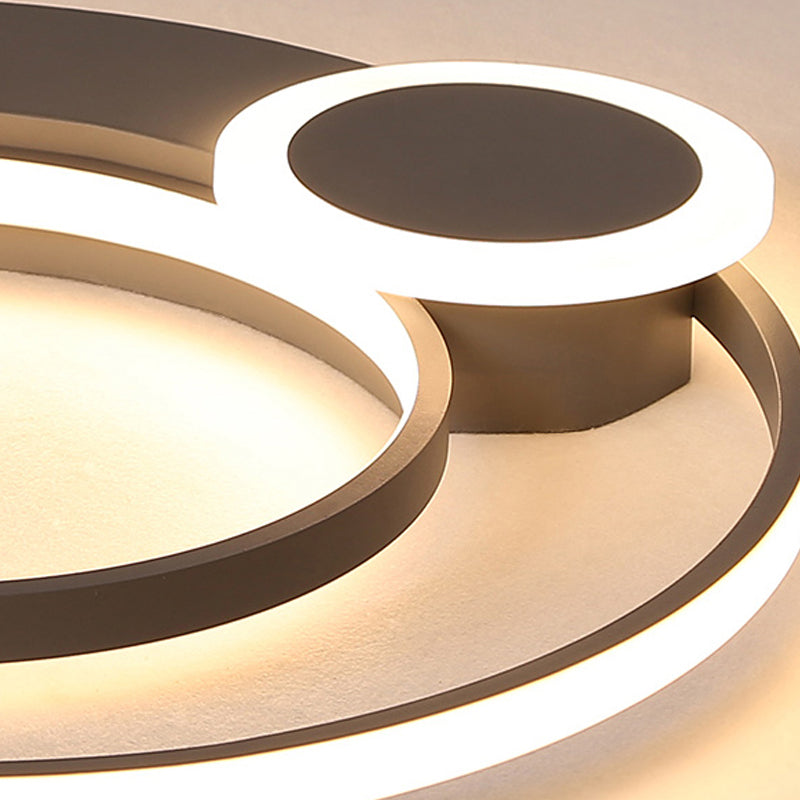 Acrylic Led Ceiling Light For Living Rooms - Simple & Eye - Caring