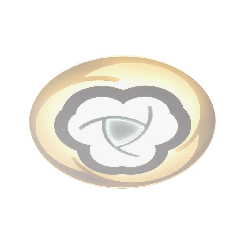 Modern Blossom Flush Mount Led Ceiling Light For Boys Bedroom