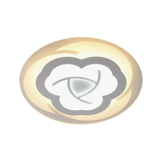 Modern Blossom Flush Mount Led Ceiling Light For Boys Bedroom