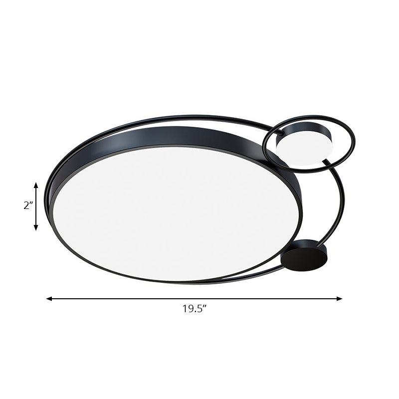 Modern Contemporary Flush Mount Acrylic Ceiling Light For Living Room