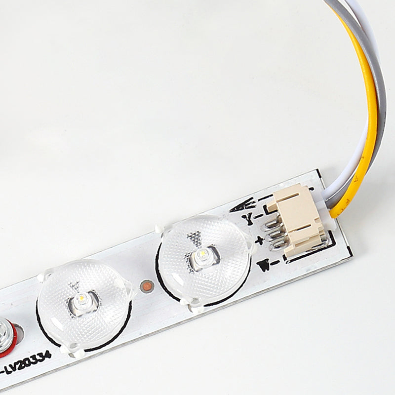 Baby Room Giraffe Led Ceiling Light: Circle Flushmount In White