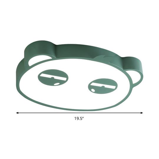 Here Are Two Options:

1. Panda Flushmount Nursery Light - Colorful Animal Led Ceiling Lamp
2.