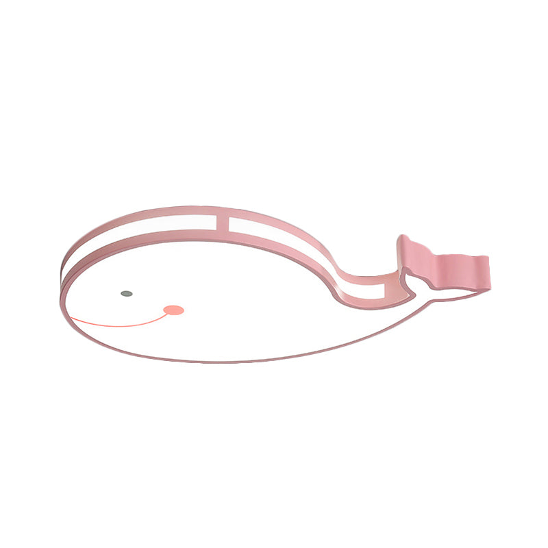 Whale Baby Cartoon Led Flush Mount Ceiling Light For Bedroom’ This Revised Title Maintains The