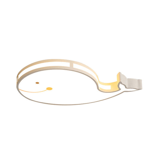 Whale Baby Cartoon Led Flush Mount Ceiling Light For Bedroom’ This Revised Title Maintains The