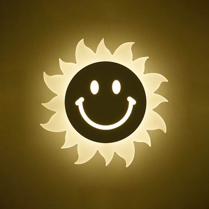 Led Cloud Wall Sconce In White For Simple Living Room Lighting