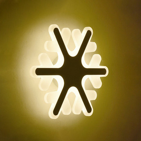 Led Cloud Wall Sconce In White For Simple Living Room Lighting