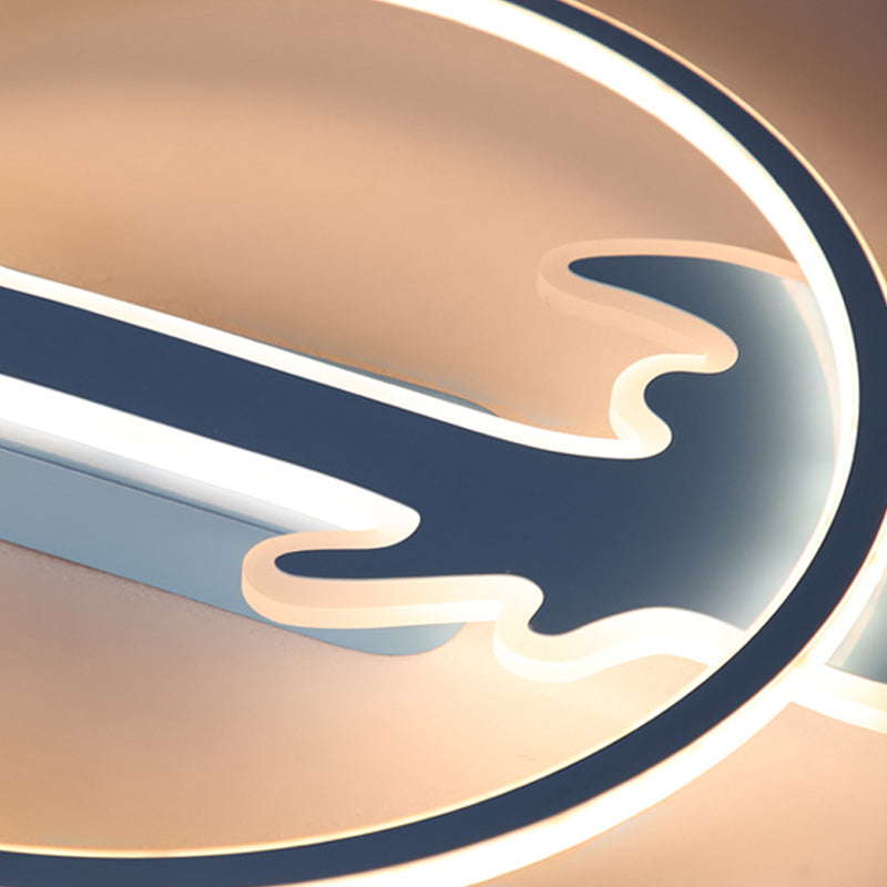 Nordic Style Led Baby Bedroom Ceiling Light With Tree Design