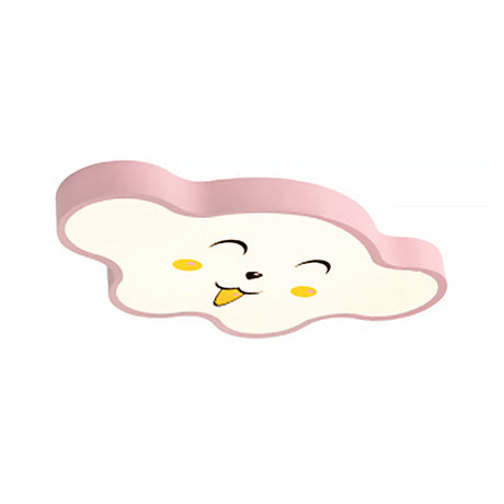 Cloudy Kid Bedroom Ceiling Light - Acrylic Cartoon Flush Mount