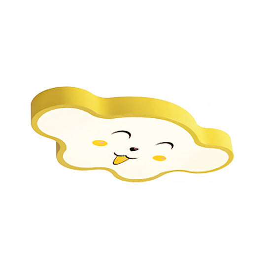 Cloudy Kid Bedroom Ceiling Light - Acrylic Cartoon Flush Mount -  Luna Light Studios