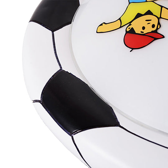 Soccer Ball Bedroom Ceiling Light: Acrylic Modern Fixture With Chic Design