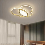 Simple Modern Bedroom Room Butterfly Copper Ceiling Lamp