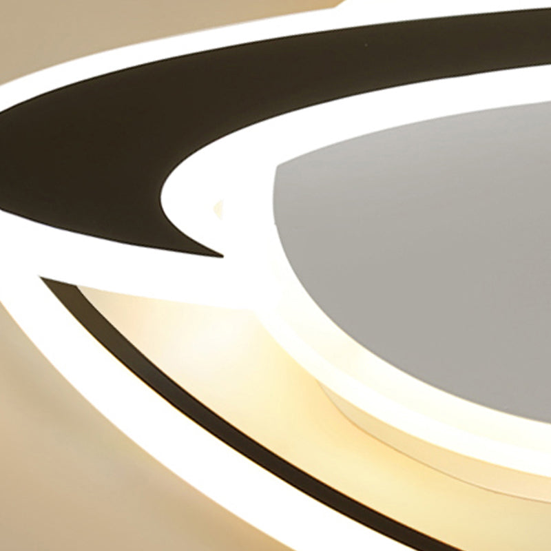 Creative Acrylic Led Flush Mount Ceiling Light For Boys’ Bedroom