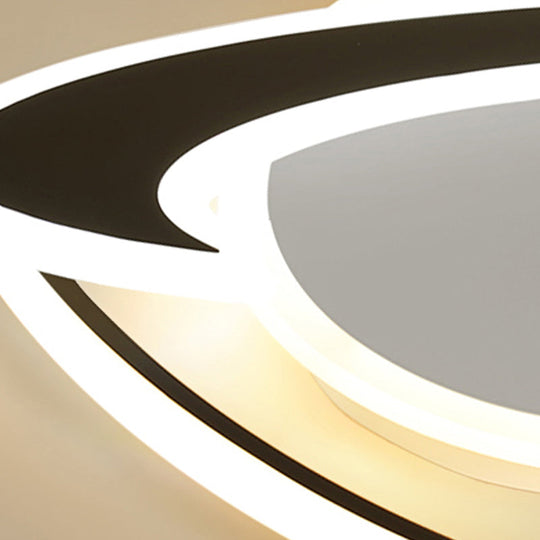 Creative Acrylic Led Flush Mount Ceiling Light For Boys’ Bedroom