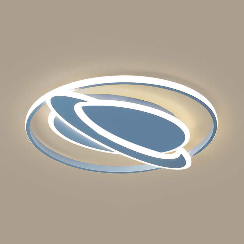 Creative Acrylic Led Flush Mount Ceiling Light For Boys’ Bedroom