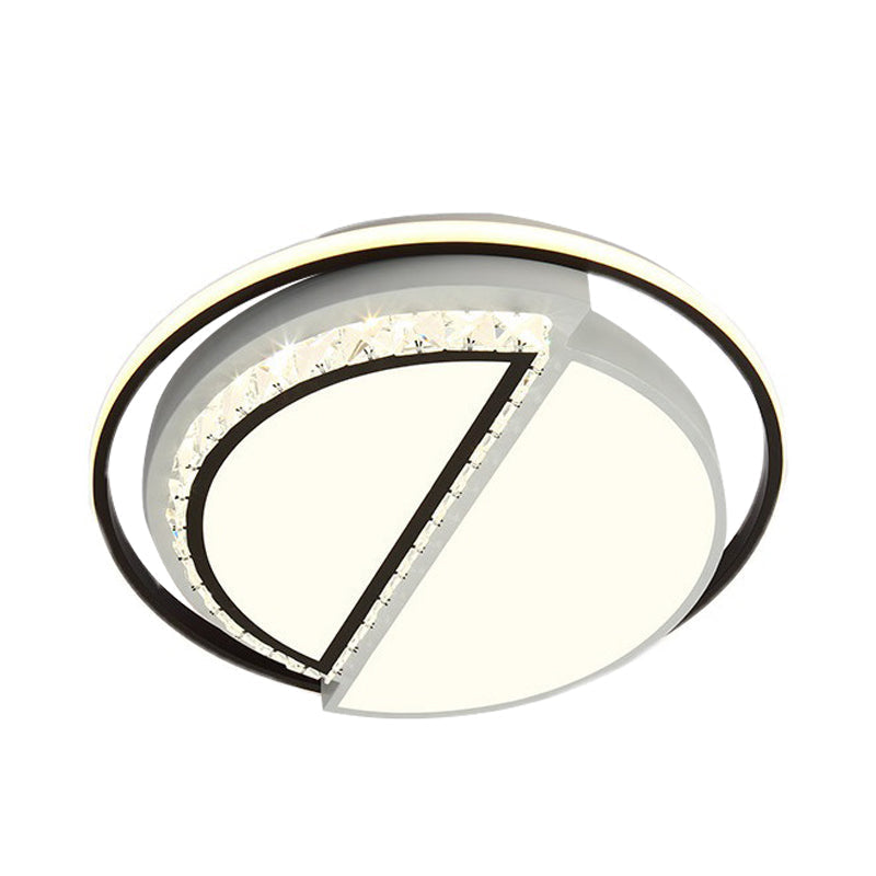 Modern Led Acrylic Star Flushmount Ceiling Light - White Flush Mount For Bedrooms