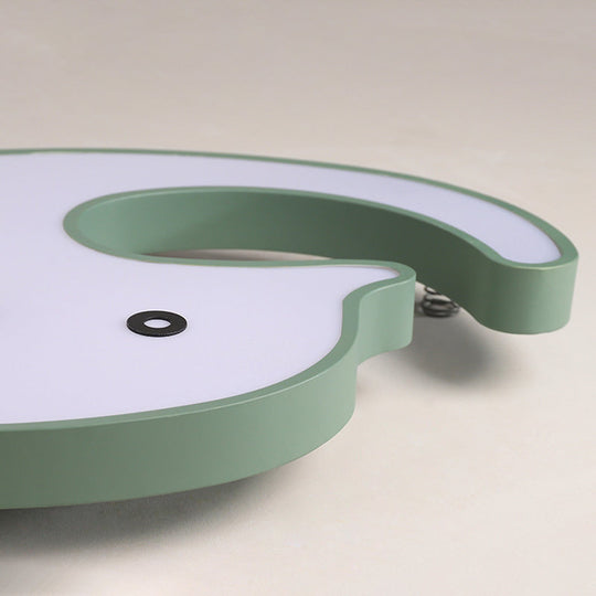 Childrens Led Dolphin Panel Ceiling Light For Lovely Cartoon Bedroom Decor