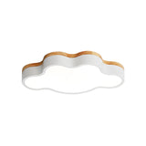 Eye-Caring Led Flush Mount Ceiling Light For Baby Bedroom - Nordic Style