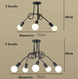 Industrial Style Bedroom Living Room Simple Study Dining Lamp Shop Cafe Loft Creative Personality