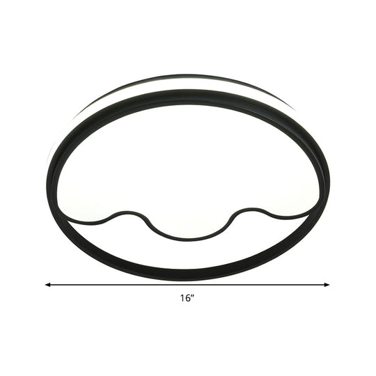 Modern Animal Paw Led Flush Mount Ceiling Light For Study Room - Eye-Caring & Acrylic Lamp