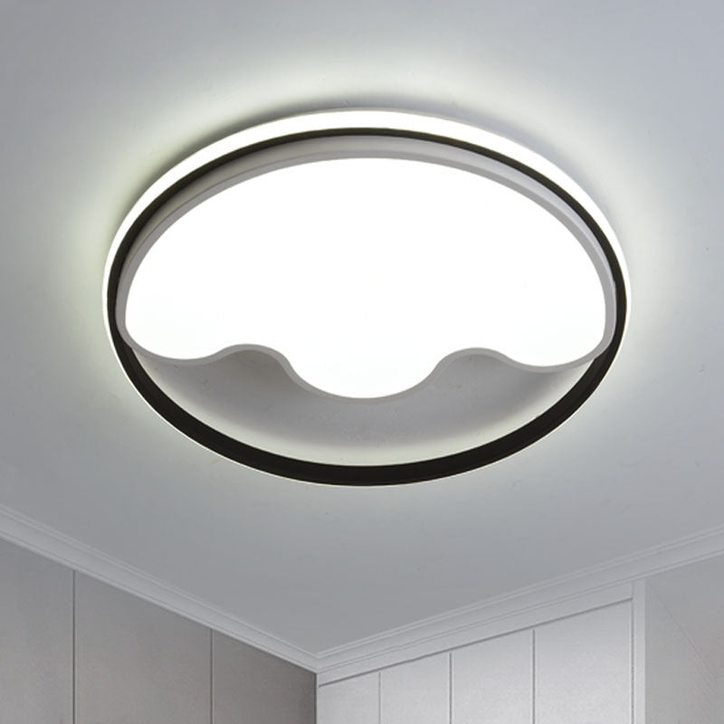 Modern Animal Paw Led Flush Mount Ceiling Light For Study Room - Eye-Caring & Acrylic Lamp White /