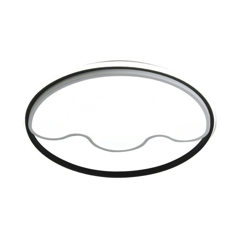 Modern Animal Paw Led Flush Mount Ceiling Light For Study Room - Eye - Caring & Acrylic Lamp