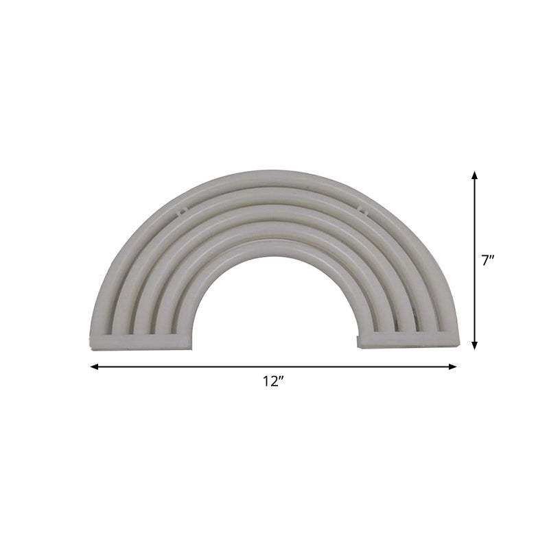 Led Rainbow Night Light With Usb Plug For Modern Wall Décor